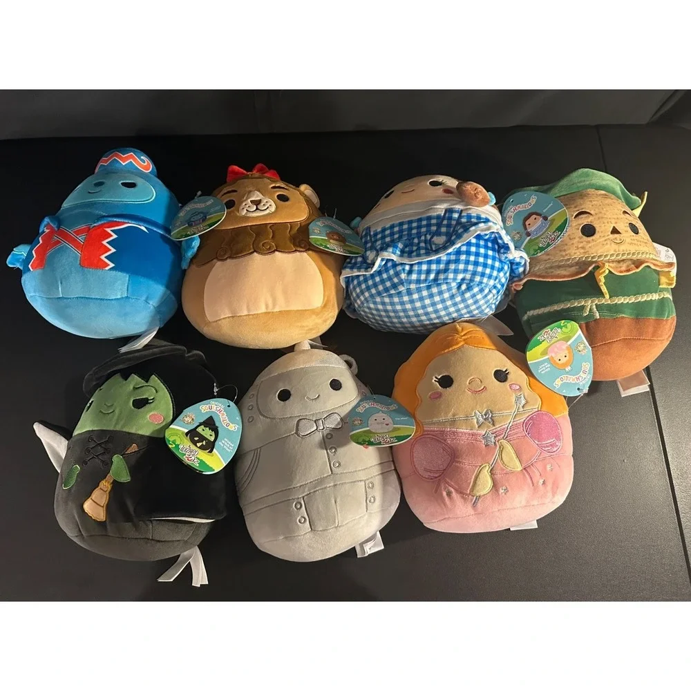 Squishmallows Wizard Of Oz 85th Complete Set 7 Characters NWT Limited Edition
